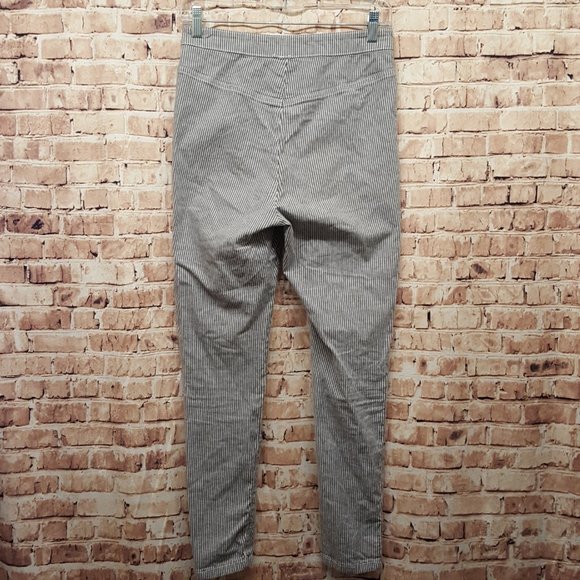 Free People Railroad Stripe Skinny Jeans Size 28 - Picture 10 of 13